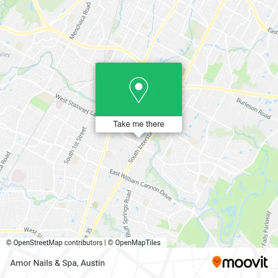 Amor Nails & Spa map