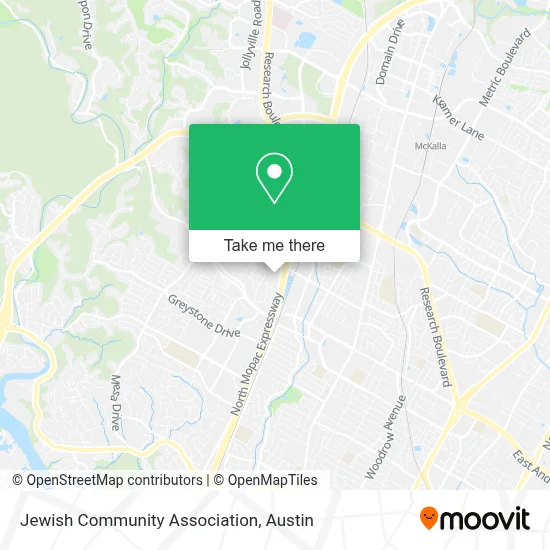 Jewish Community Association map
