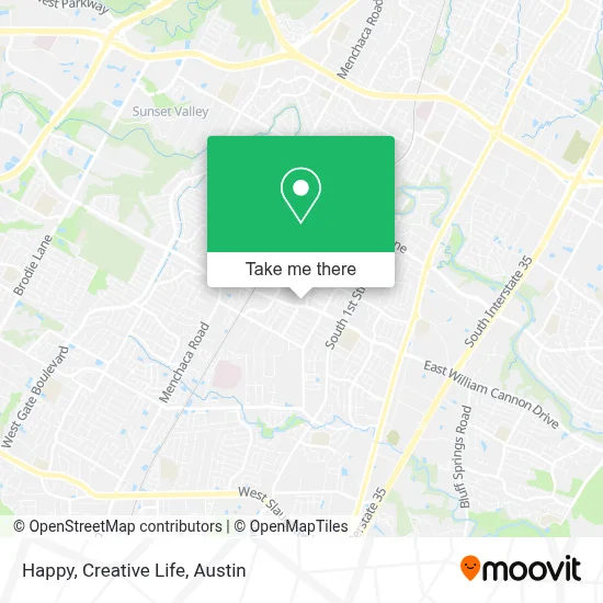 Happy, Creative Life map