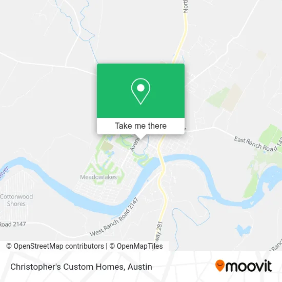 Christopher's Custom Homes map