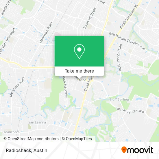 Radioshack map