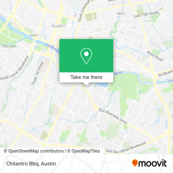 Chilantro Bbq map