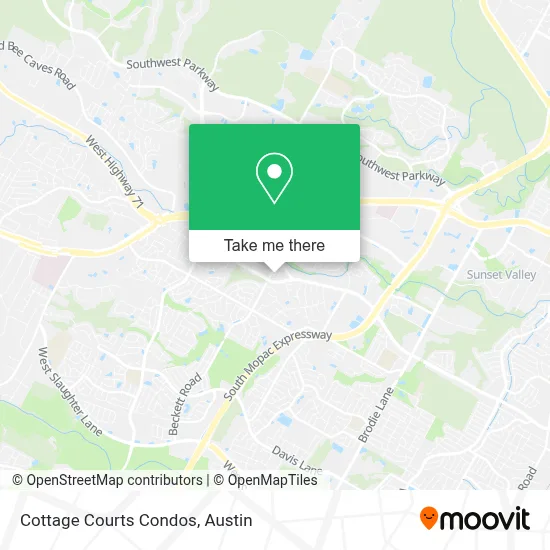 Cottage Courts Condos map