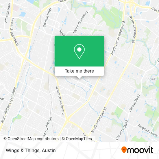 Wings & Things map