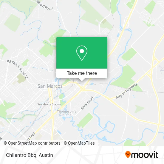 Chilantro Bbq map