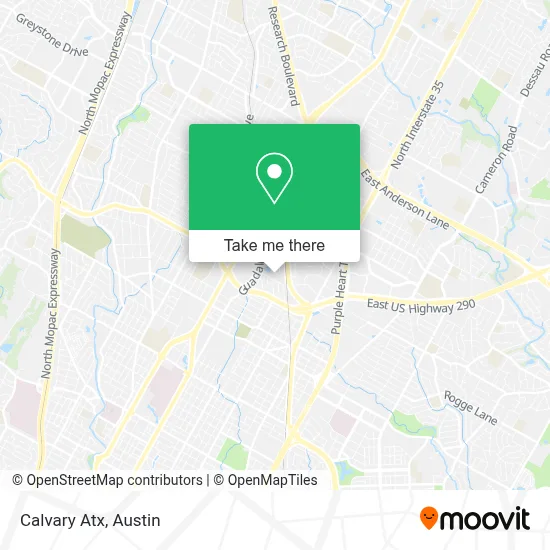 Calvary Atx map