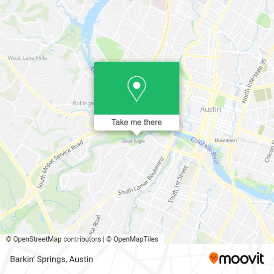 Barkin' Springs map