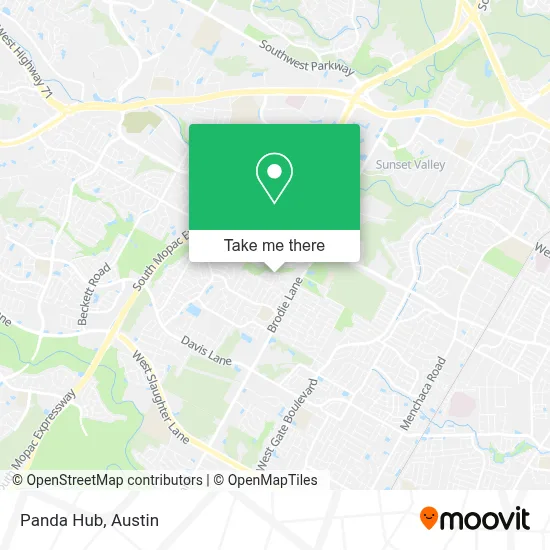 Panda Hub map