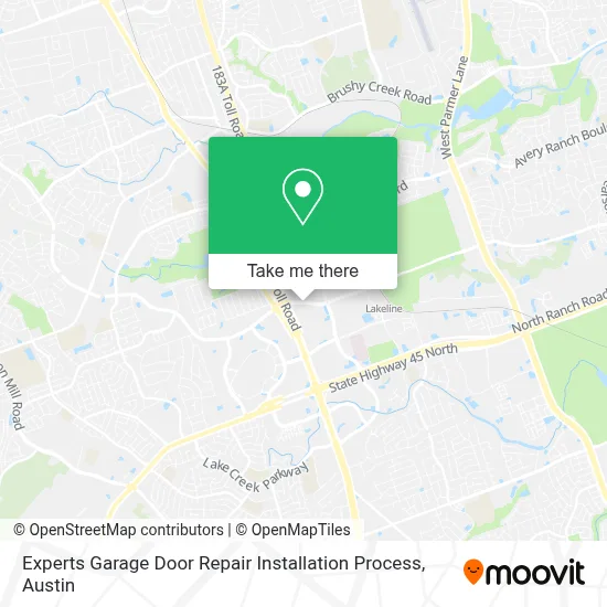 Experts Garage Door Repair Installation Process map