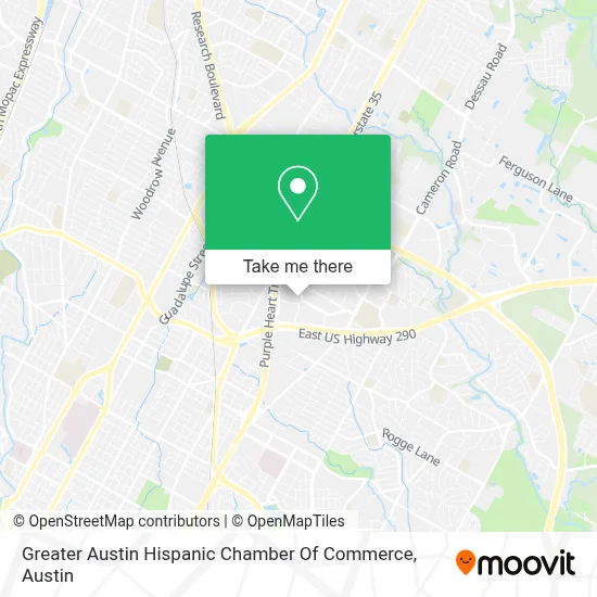 Greater Austin Hispanic Chamber Of Commerce map