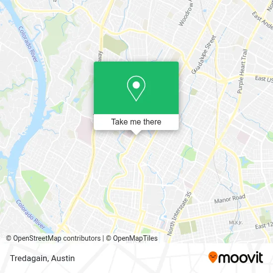 Tredagain map