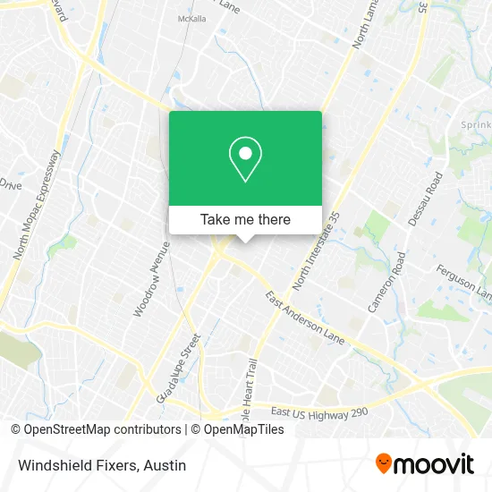 Windshield Fixers map