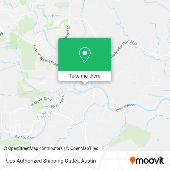 Ups Authorized Shipping Outlet map