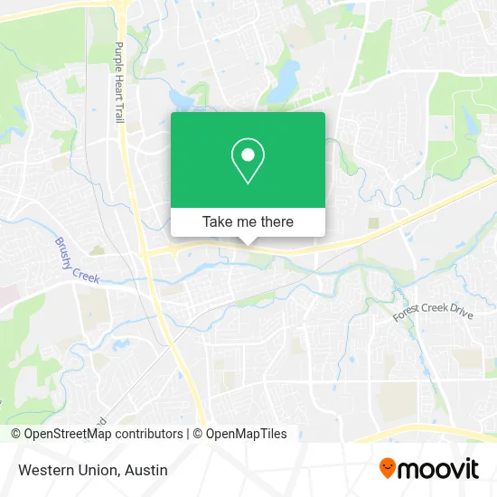 Western Union map