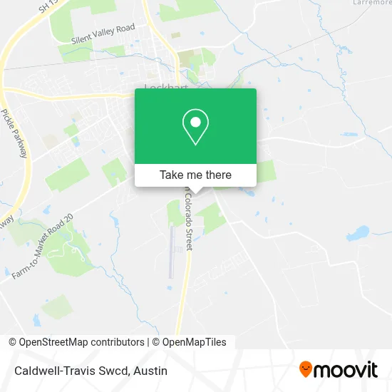 Caldwell-Travis Swcd map