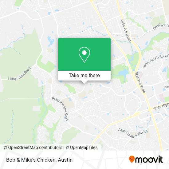 Bob & Mike's Chicken map