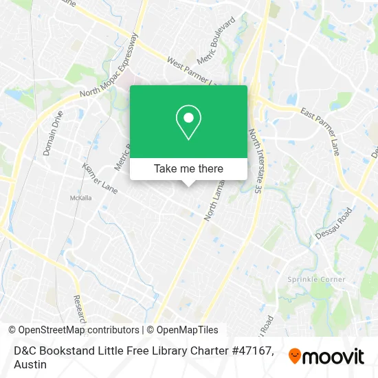 D&C Bookstand Little Free Library Charter #47167 map