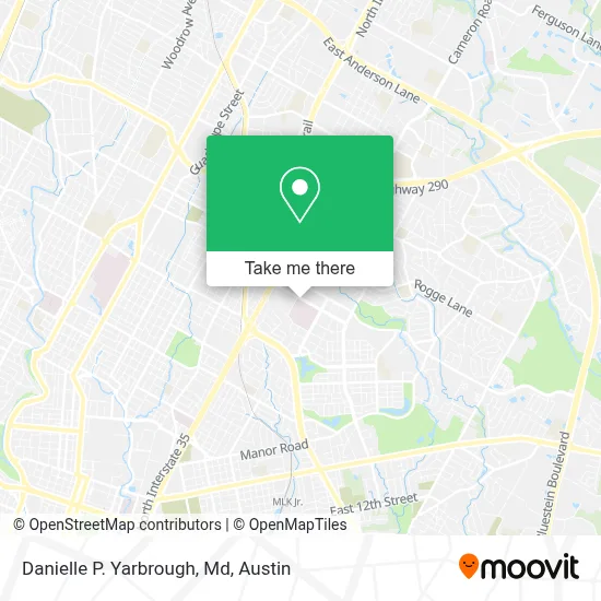 Danielle P. Yarbrough, Md map