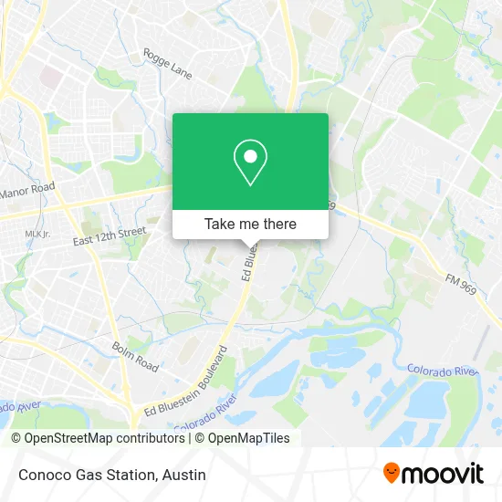 Conoco Gas Station map