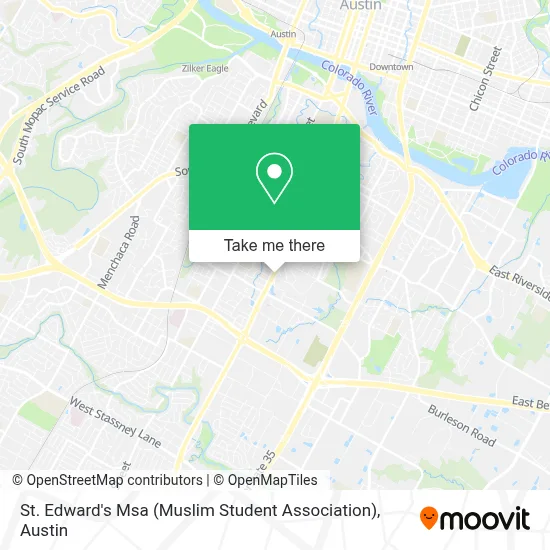 St. Edward's Msa (Muslim Student Association) map