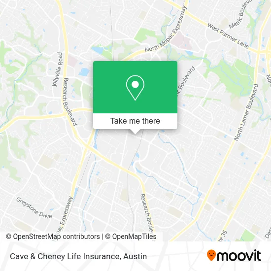 Cave & Cheney Life Insurance map