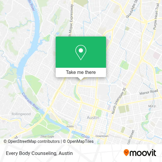 Every Body Counseling map