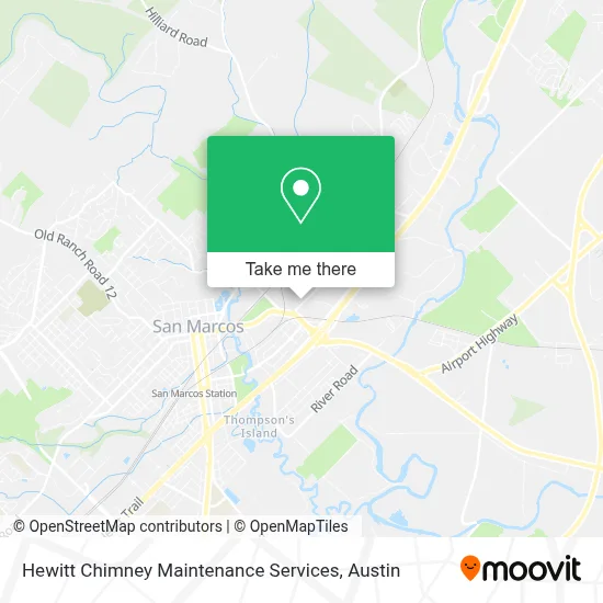 Hewitt Chimney Maintenance Services map
