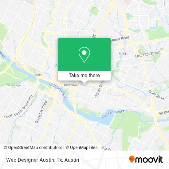 Web Designer Austin, Tx map