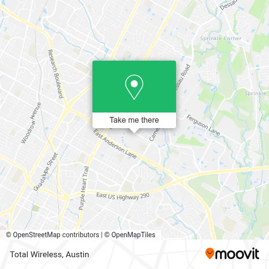 Total Wireless map