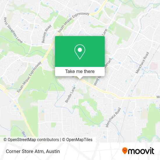 Corner Store Atm map