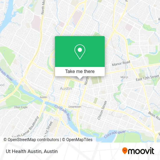 Ut Health Austin map