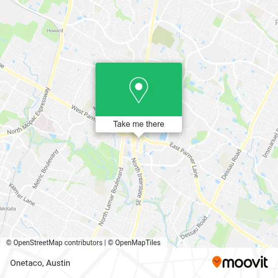 Onetaco map