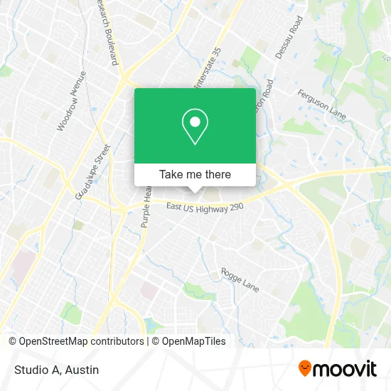 Studio A map