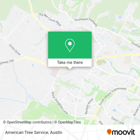American Tree Service map