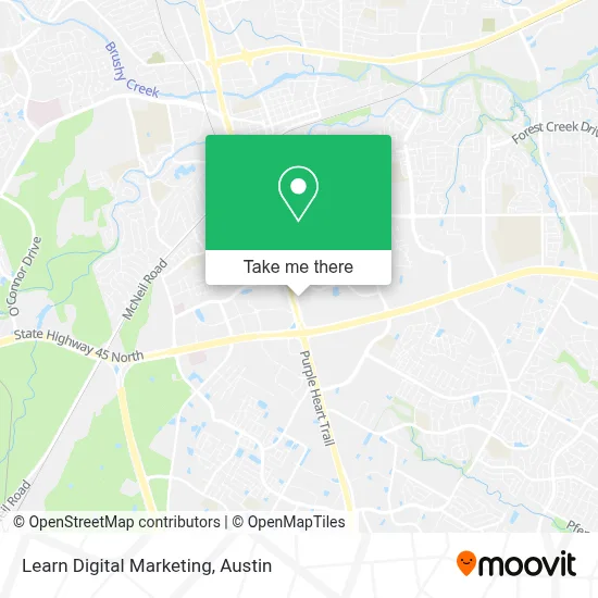Learn Digital Marketing map