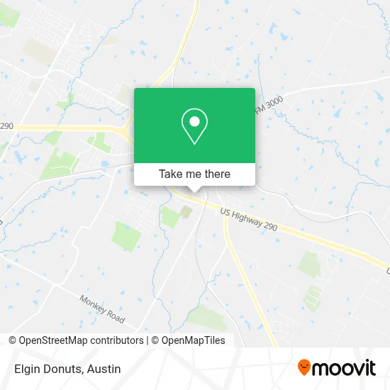 Elgin Donuts map