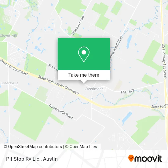 Pit Stop Rv Llc. map
