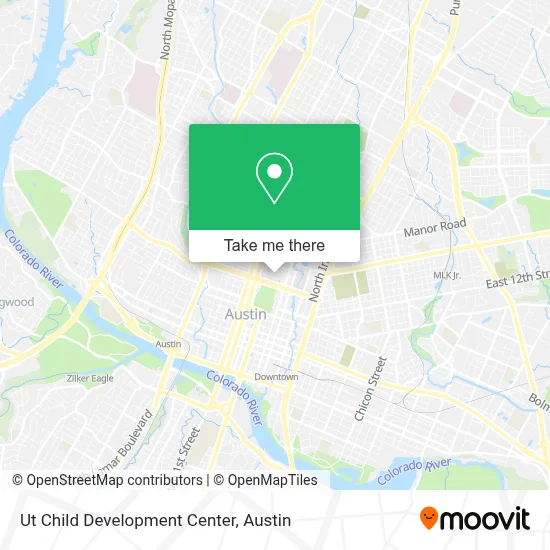 Ut Child Development Center map