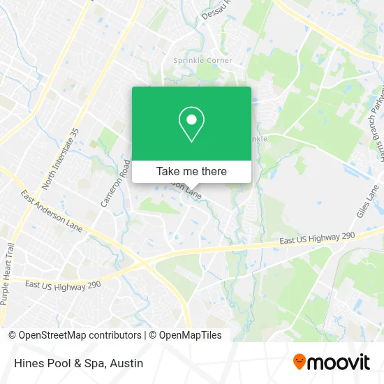Hines Pool & Spa map
