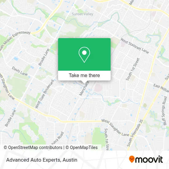 Advanced Auto Experts map