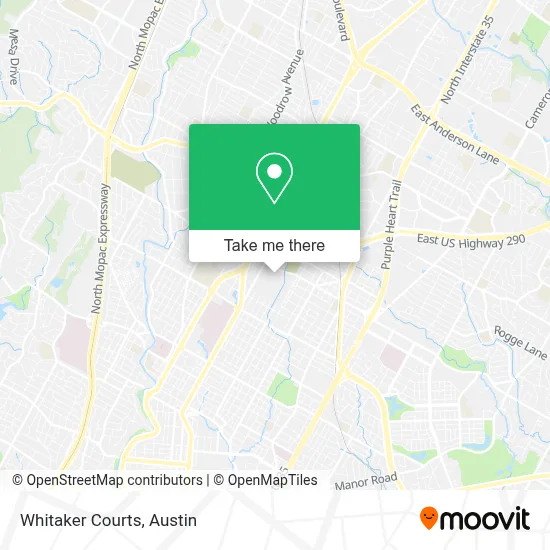 Whitaker Courts map