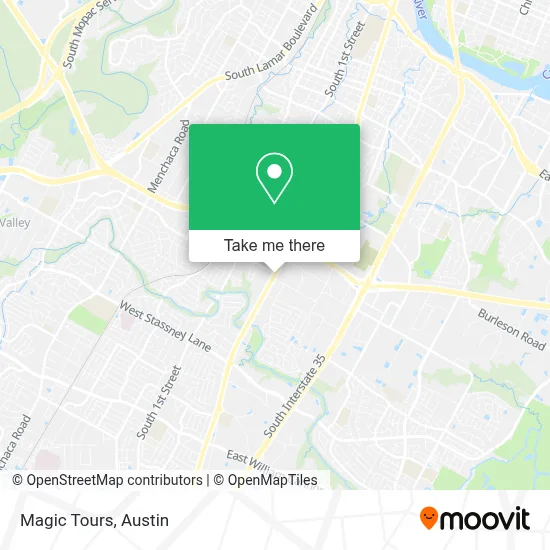 Magic Tours map