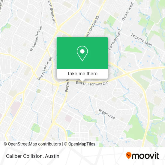 Caliber Collision map