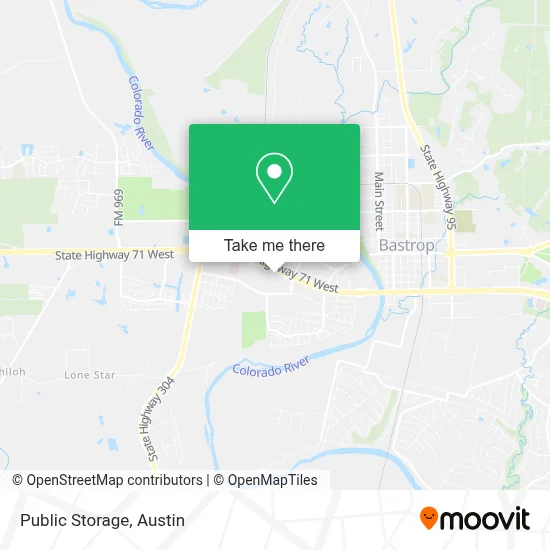 Public Storage map