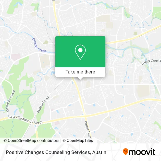 Positive Changes Counseling Services map