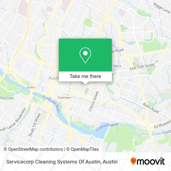 Servicecorp Cleaning Systems Of Austin map
