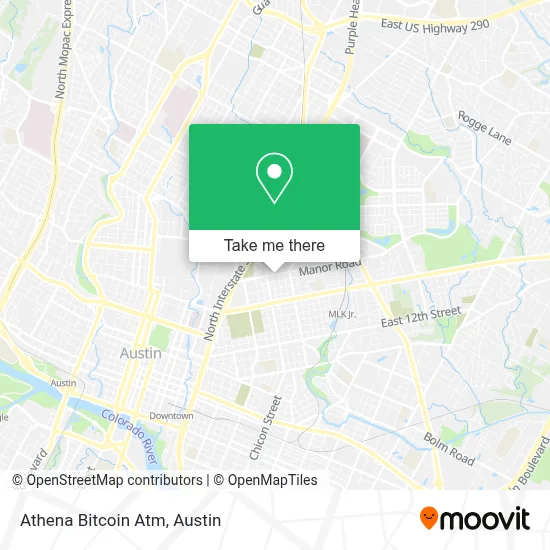 Athena Bitcoin Atm map
