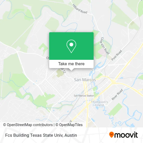 Fcs Building Texas State Univ map