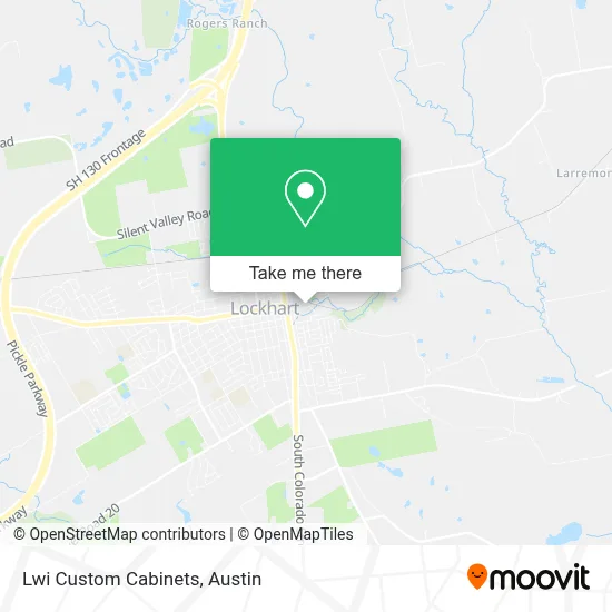 Lwi Custom Cabinets map