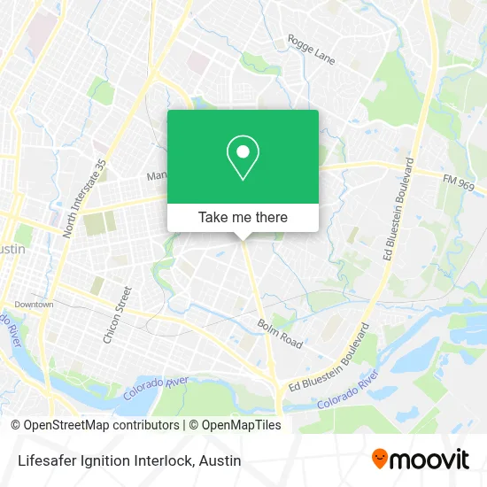 Lifesafer Ignition Interlock map